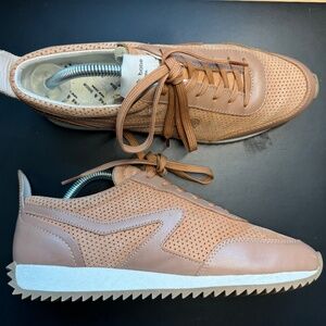 rag & bone Brown Retro Runner 8.5 / 39 Low-Top Sneakers leather Henna brown